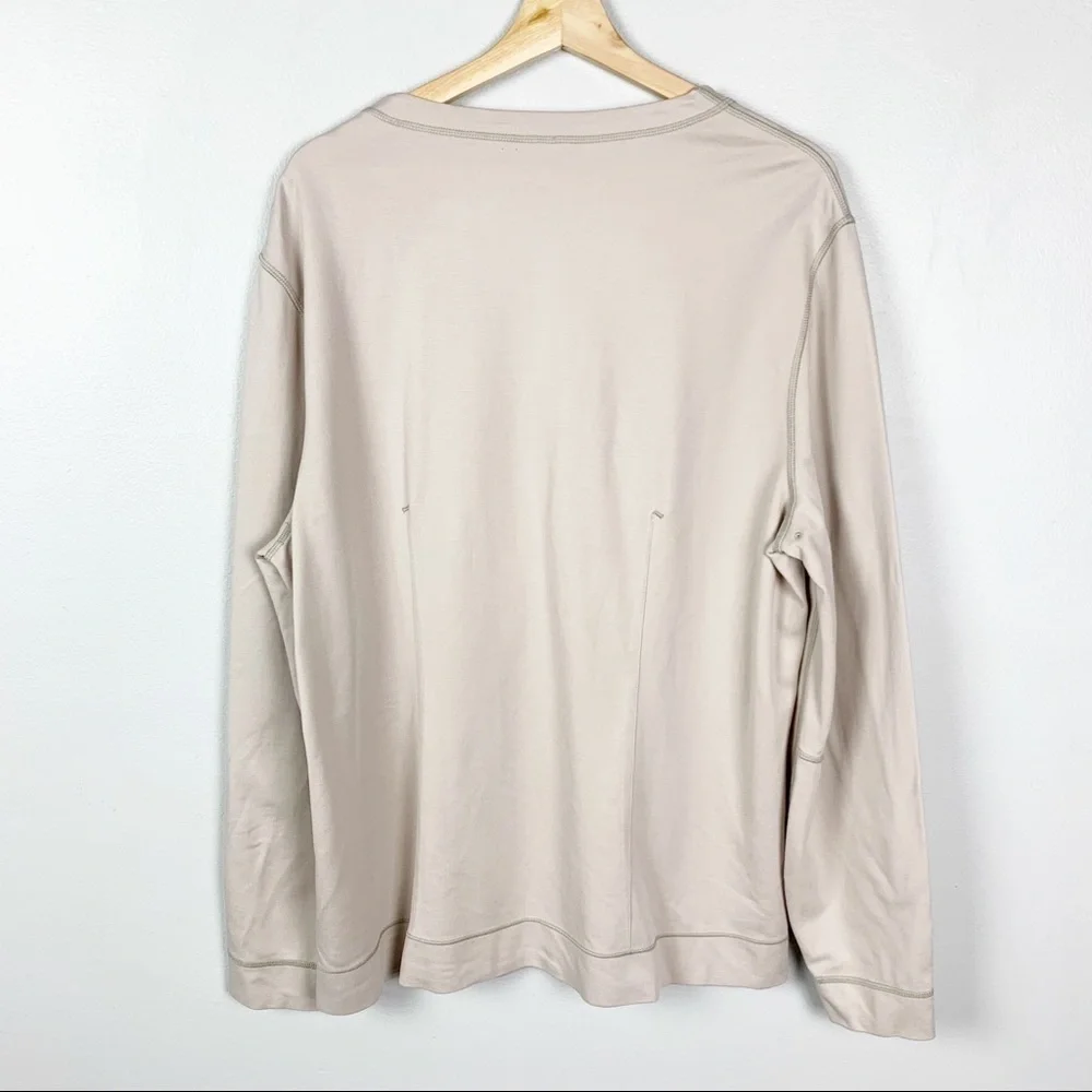 KIT AND ACE Button Down V Neck Lightweight Sweater Cardigan Athleisure Knit - Picture 7 of 8